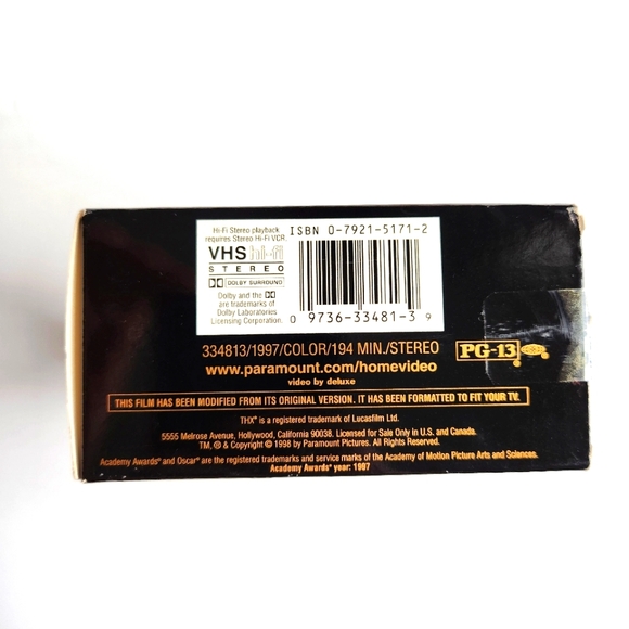 Titanic VHS 2-Tape Set 1997 Edition by Paramount, Directed by James Cameron - Picture 8 of 10